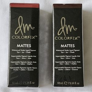 Danessa Myricks Colorfix Mattes  Pigments (Chocolate & Desert Rose)